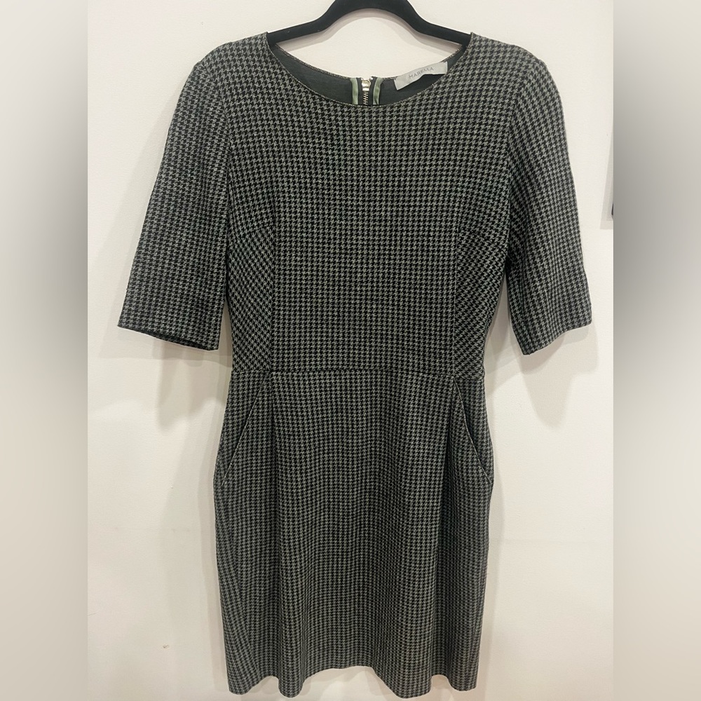 Wool mini dress